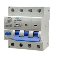 Tesla TMCBO440M 4 Pole 40 Amp 6kA Type A RCBO Safety Switch