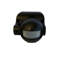 Tesla ST09B Infrared 180 Degree Motion Sensor Wall Mount 240V PIR Black IP44