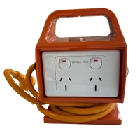 Tesla TESTPO4W15 Portable Tradesman Pack 4 Outlet RCD/MCB Protected Portable Power Outlet 15A