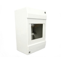 4 Pole Enclosure for Circuit Breakers, RCDs, RCBOs, Timers, Contactors, DIN