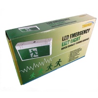 Transco LED Emergency Exit Light Quick Connect Running Man