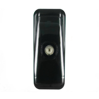 1 Gang ARCHITRAVE TV Point Wafer Slimline Black
