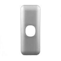 Transco Wafer Slimline 1 Gang ARCHITRAVE Light Switch Cover Only - Silver