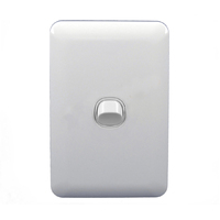 S1W Transco 1 Gang Light Switch Wafer Slimline