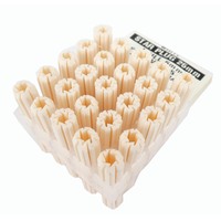 Wall Plugs Plastic White 5mm x 25mm Pack of 25