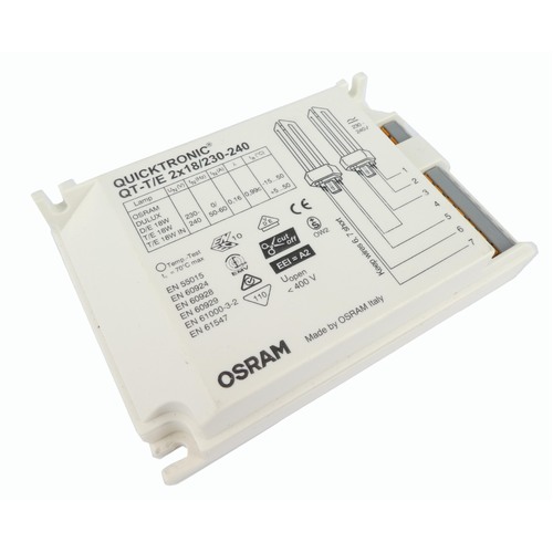 OSRAM QUICKTRONIC QT-T/E 2 x 18/230-240 18W Electronic Lighting Ballast 
